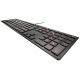 CHERRY KC 6000 SLIM Clavier 105+6 touches USB noir