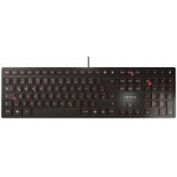 CHERRY KC 6000 SLIM Clavier 105+6 touches USB noir