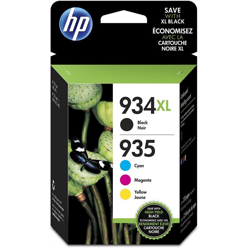 HP 912XL - Pack de 4 - à rendement élevé - noir jaune cyan magenta