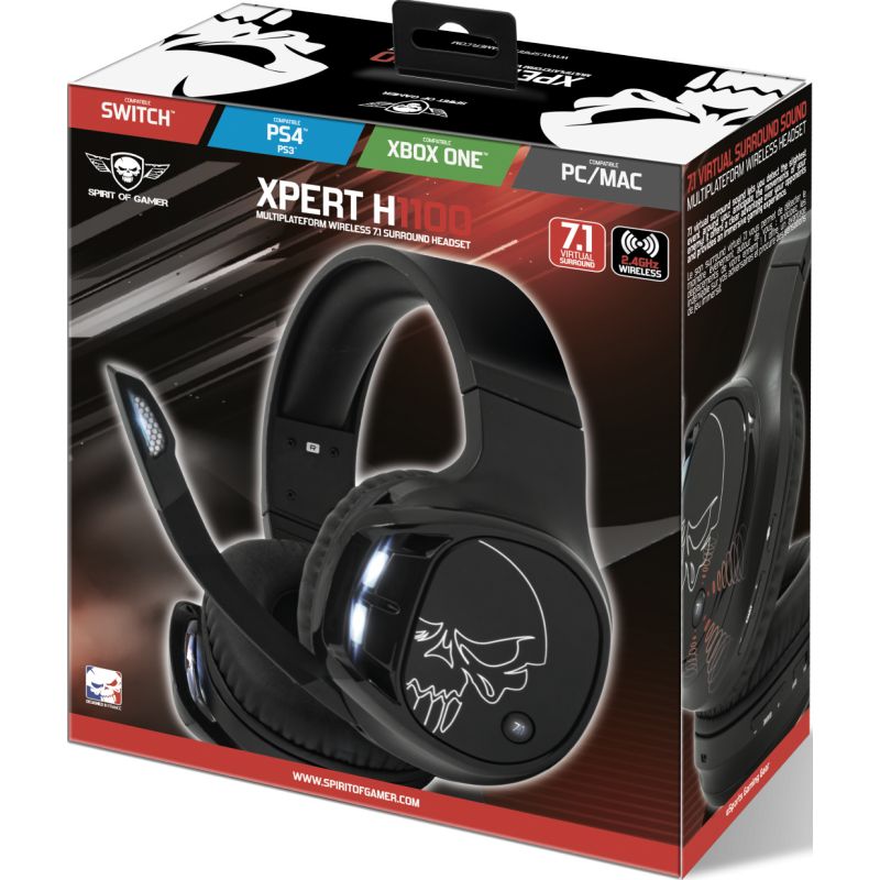 Casque Avec Fil Spirit Of Gamer Pro H3 Switch Edition (Compatible Nintendo  Switch) Mic-Ph3sw