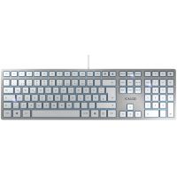 CHERRY KC 6000 SLIM Clavier 105+6 touches USB - gris silver