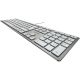 CHERRY KC 6000 SLIM Clavier 105+6 touches USB - gris silver