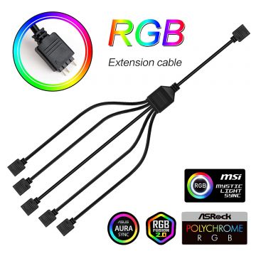 Câble d'alimentation pour ventilateurs RGB - 868510