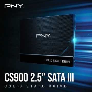 PNY SSD CS900 500GB 2.5'', SATA III 6GB/s, 560/450 MB/s, IOPS 80/81K, 7mm