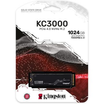 SSD 1To KINGSTON KC3000 PCIe 4.0 NVMe M.2 SSD - CARON Informatique