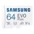 MicroSD 64Go Samsung Evo Plus, jusqu'à 130Mb/s - MB-MC64KA/EU