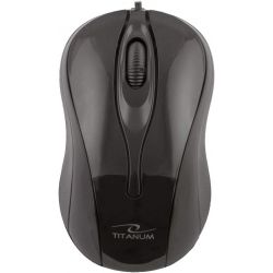 Mini Souris Esperanza Titanum Hornet TM103K, Noire