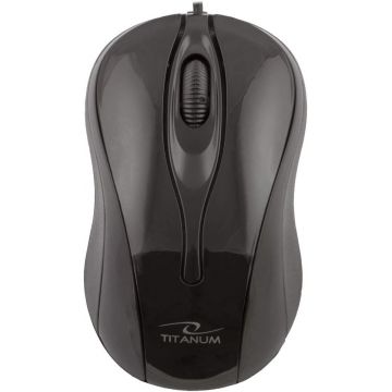 Mini Souris Esperanza Titanum Hornet TM103K, Noire