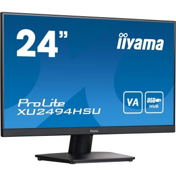 Moniteur 24" iiYama XU2493HS-B6, IPS, 4ms, HDMI-DP-HP