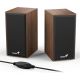 Enceintes Genius SP-HF180, 6w RMS, marron, USB