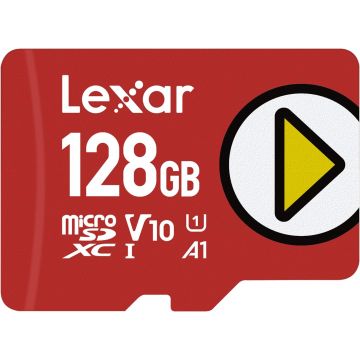 microSD 128Go LEXAR - Class 10 jusqu'à 150Mb/s - LMSPLAY128G-BNNNG