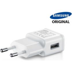 Chargeur Samsung pour smartphone ou tablette, 2A max, blanc