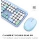 Pack clavier souris 2en1 sans fil Mobility Lab Pure Color