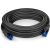 Cable réseau 30m ethernet RJ45 UTP Cat 6, Noir