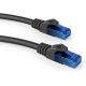 Cable réseau 30m ethernet RJ45 UTP Cat 6, Noir