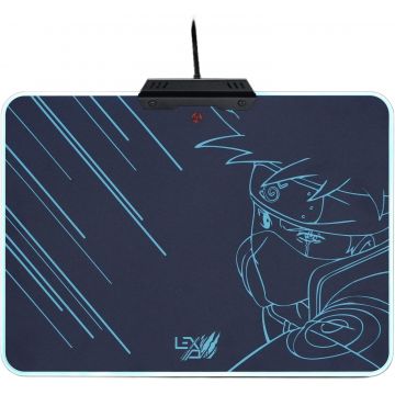 Tapis Lexip Tsume Naruto Shippuden Kakashi - Taille M, noir bleu- TSXLXMP0002