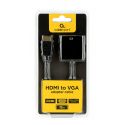 Convertisseur HDMI VGA, 0.15m - GEMBIRD CABLEXPERT - A-HDMI-VGA-04