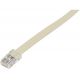 Cable réseau 15m ethernet RJ45 - plut - ivoire - 100Mb