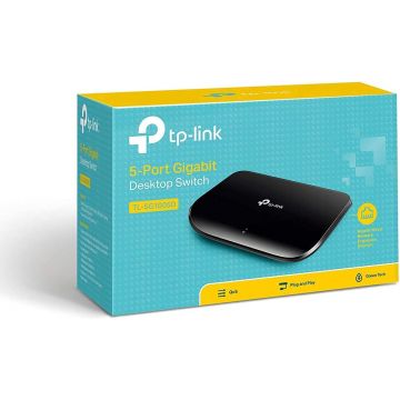 Switch TP-Link TL-SG1005D, 5 ports 1000Mb RJ45