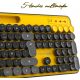 Pack 2en1 (Clavier/Souris) sans fil Advance Pep'S (Jaune/Noir) - CLS-SMT-YE