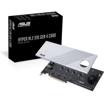 Carte contrôleur PCI-E ASUS HYPER M.2 X16 GEN 4 CAR - 90MC08A0-M0EAY0