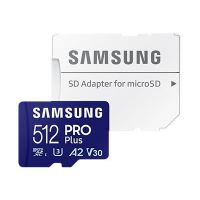 MicroSD HC 512Go SAMSUNG PRO Plus UHS-I U3 Full HD 4K UHD 180/130MB/s - MB-MD256SA/EU