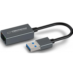 Adaptateur USB3.0 vers Ethernet Gigabit - ESPERANZA ENA101