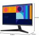 Moniteur 24" Samsung S24C332GAU, 100Hz, 4ms, Dalle IPS, FHD