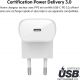 Chargeur BELKIN, 30W, blanc, USB-C - WCA005VFWH