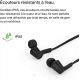 Ecouteurs oreillettes BELKIN - USB-C - Noir - G3H0002BTBLK