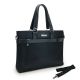 Sacoche affaire ordinateur 15,6" multi compartments simili cuir noir - 71012