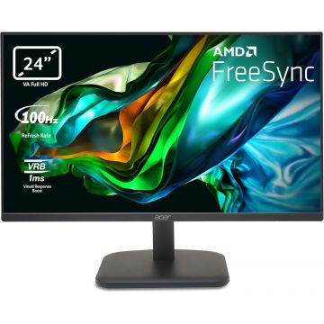 Moniteur 24" ACER EK241YHBIF, FHD 16:9 100Hz VRB 1ms VGA HDMI - UM.QE1EE.H07