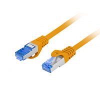 Cable réseau 2m ethernet RJ45 Cat6A S/FTP, Orange