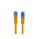 Cable réseau 2m ethernet RJ45 Cat6A S/FTP, Orange