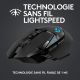 Souris Logitech G502 LIGHTSPEED, sans fil, 11 boutons - 910-005568