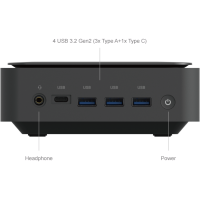 GIGABYTE BRIX EXTREME - Intel Core i7 1260P - 2x DDR4 - 4x HDMI - MINI DP - 2.5GLAN - WIFI+BT - BAIE 2.5p - 3x M.2 - USB 10GBPS