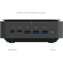 GIGABYTE BRIX EXTREME - Intel Core i7 1260P - 2x DDR4 - 4x HDMI - MINI DP - 2.5GLAN - WIFI+BT - BAIE 2.5p - 3x M.2 - USB 10GBPS