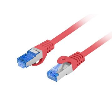 Câble réseau 50cm ethernet RJ45 S/FTP Cat 6A, Rouge - PCF6A-10CC-0050-R