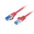 Câble réseau 50cm ethernet RJ45 S/FTP Cat 6A, Rouge - PCF6A-10CC-0050-R