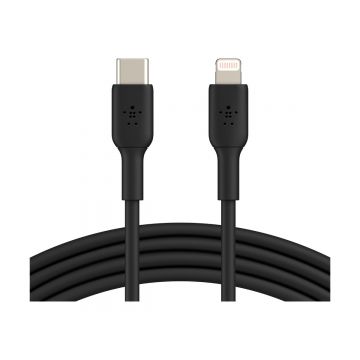 BELKIN Câble USB-C vers Lightning MFI Apple 1m - certifié MFI -CAA003BT1MWH