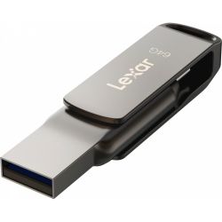 Clé USB 64Go USB 3.1 Lexar JumpDrive D400 - Duo USB - USB-C