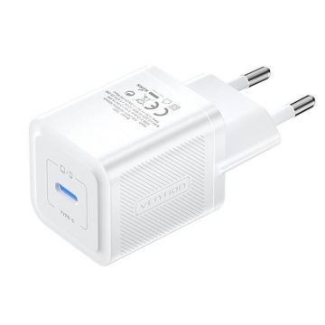 Chargeur USB-C 20W VENTION - blanc - FEPW0-UE