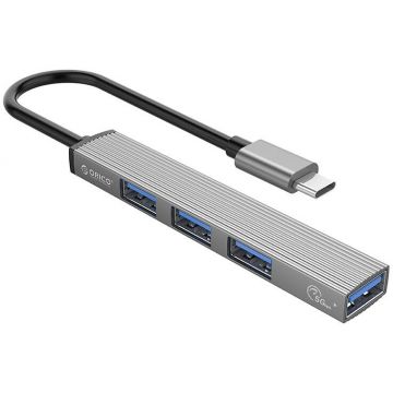 Hub USB-C vers 4x USB 3.0 Orico - AH-13-GY-EP-IP