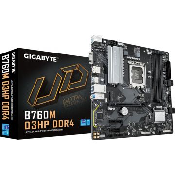 GIGABYTE B760M D3HP DDR4 - mATX - LGA 1700 - 4xDDR4 - M.2 - LAN 2.5G