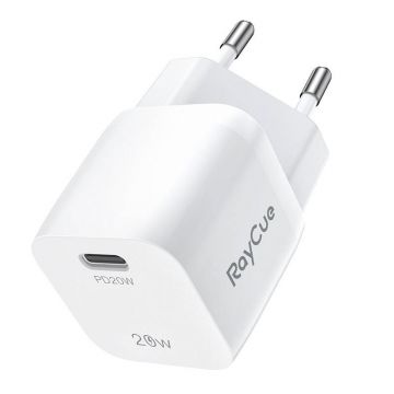 Chargeur USB-C RayCue, PD (blanc) - PSD-1C-CH01-EU