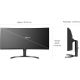 34" LG 35WN75CP-B, incurvé, 5ms, 100Hz, 2xHDMI-DP-USB-C