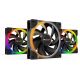 Lot de 3 Ventilateurs de boitier Be Quiet Light Wings RGB, PWM - 12cm - BL076